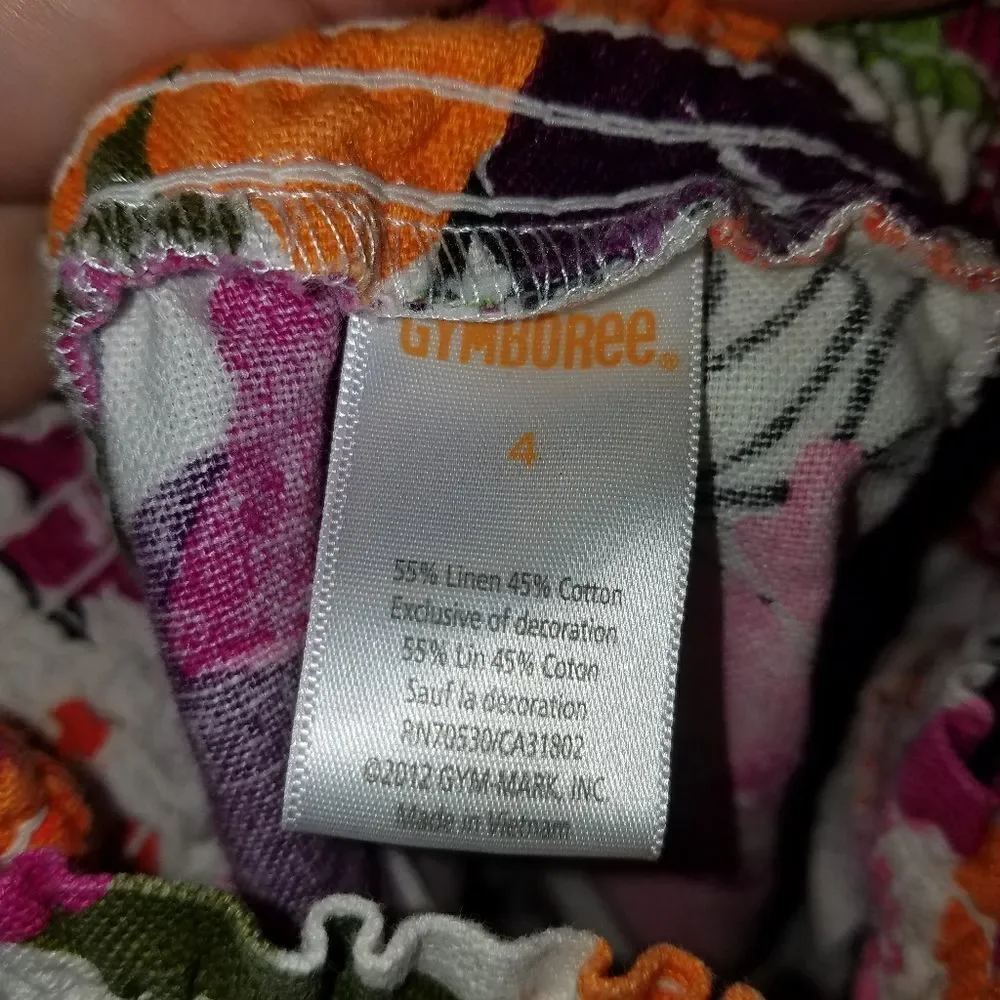 Gymboree short set size 4